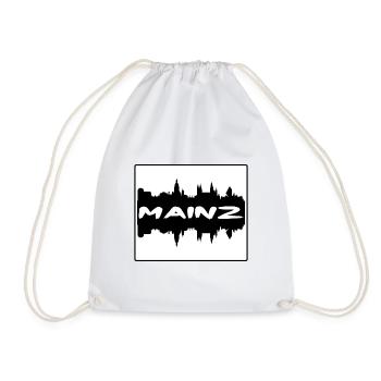Mayence Allemagne Skyline Silhouette Souvenir de voyage - Sac de sport léger - blanc - Devant