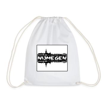 Nimègue Pays-Bas Skyline Silhouette Travel Sou - Sac de sport léger - blanc - Devant
