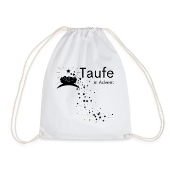 Taufe im Advent Segen der Geburt Christi Stern - Turnbeutel - Weiß - Vorne