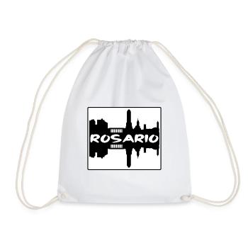 Rosario Argentina Skyline Silhouette Travel Souven - Drawstring Bag - white - Front