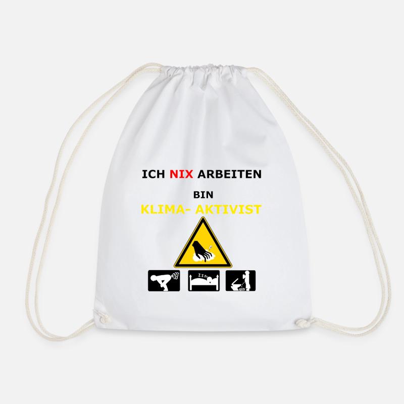 Klima Aktivist - Turnbeutel - Weiß