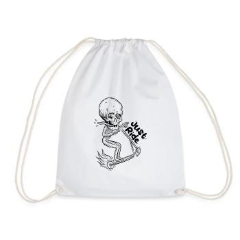 Just ride old school trottirider - Sac de sport léger - blanc - Devant