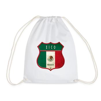 Design des armoiries de Xico Mexico - Sac de sport léger - blanc - Devant