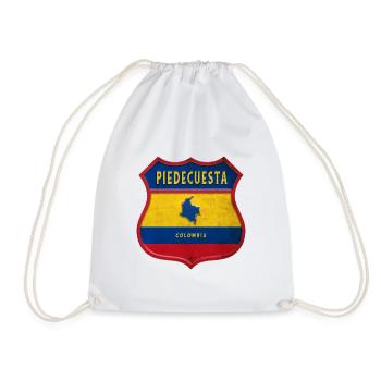 Design des armoiries de Piedecuesta Colombia - Sac de sport léger - blanc - Devant