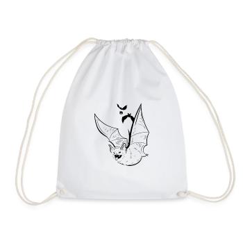 Halloween Bats - Drawstring Bag - white - Front