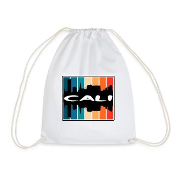 Cali Kolumbien Skyline Silhouette Reise Souvenir - Turnbeutel - Weiß - Vorne