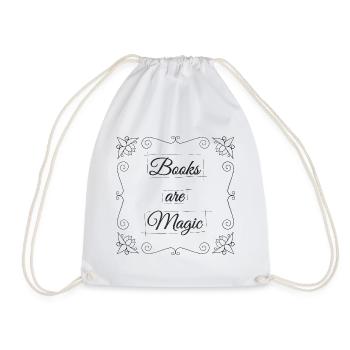 Les livres sont magiques - Sac de sport léger - blanc - Devant