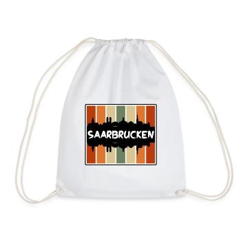 Sarrebruck Allemagne Skyline Silhouette Travel Souv - Sac de sport léger - blanc - Devant