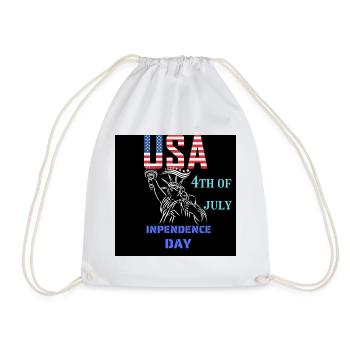 USA, Statue of Liberty - Drawstring Bag - white - Front