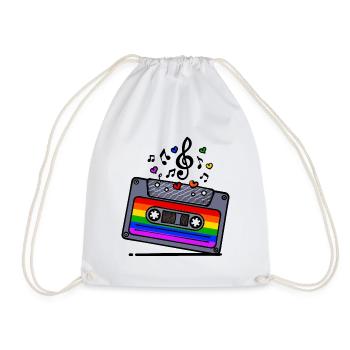 Sexualité LGBT Cool Arc-en-ciel Égalité - Sac de sport léger - blanc - Devant