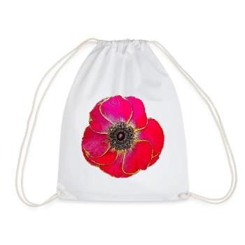 Coquelicot - Sac de sport léger - blanc - Devant