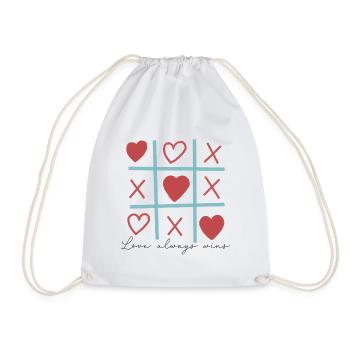 L’amour gagne toujours - Sac de sport léger - blanc - Devant