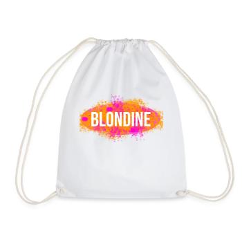 Blonde Splash - Sac de sport léger - blanc - Devant