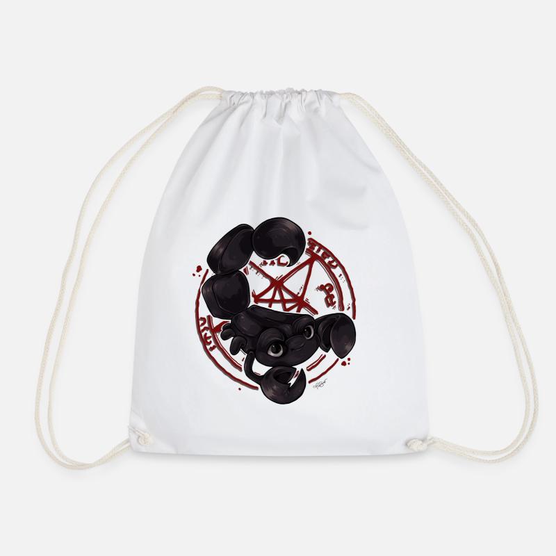 Scorpio in the - Drawstring Bag - white