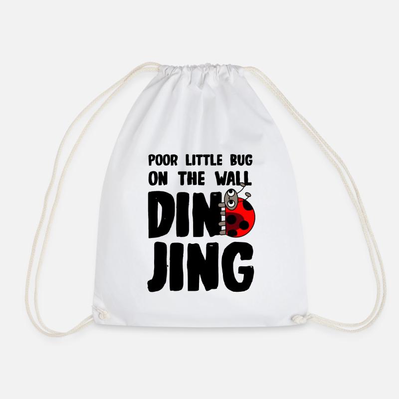 Poor little Bug Bingo - Turnbeutel - Weiß