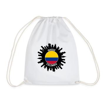 Ibague Skyline Colombie Flag Souvenir de voyage - Sac de sport léger - blanc - Devant