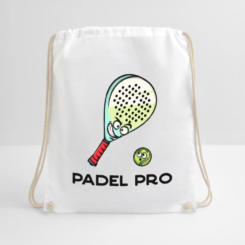 Setback Statement Racket Ball Statement Padel Drawstring Bag