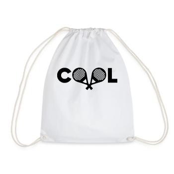 Cooler Spruch Padel Padelspiel Sportart Schläger - Turnbeutel - Weiß - Vorne