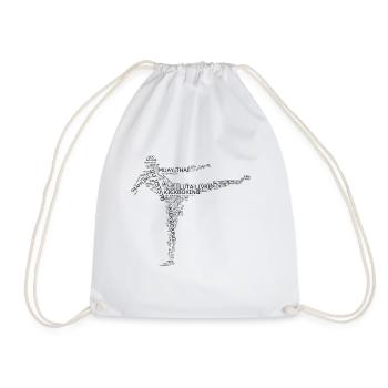 Sport de combat, mma, boxeur - Sac de sport léger - blanc - Devant