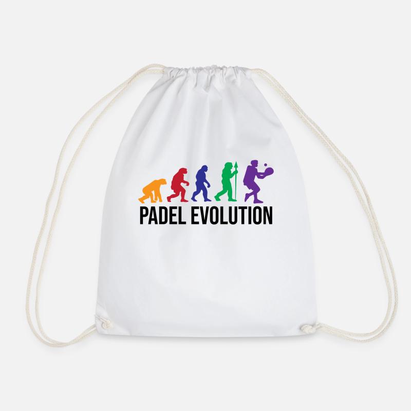 Padel Game Padel Evolution Sport Statement - Drawstring Bag - white