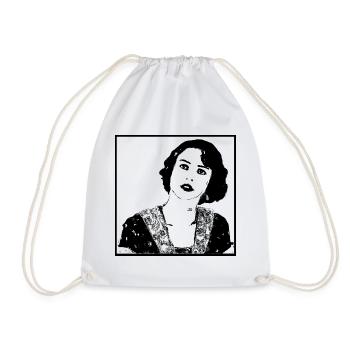 Portrait de femme 55 Calpurnia - Sac de sport léger - blanc - Devant
