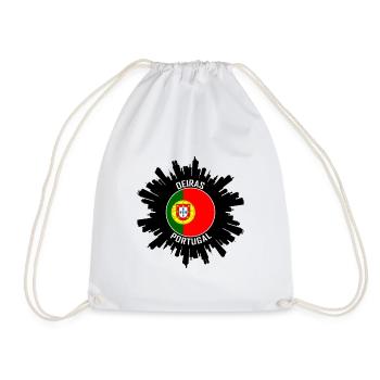 Oeiras Skyline Portugal Flag Souvenir de voyage - Sac de sport léger - blanc - Devant