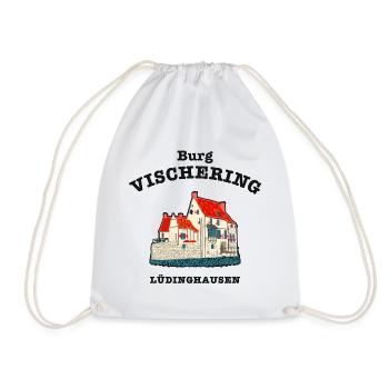 Lüdinghausen, Burg Vischering - Turnbeutel - Weiß - Vorne