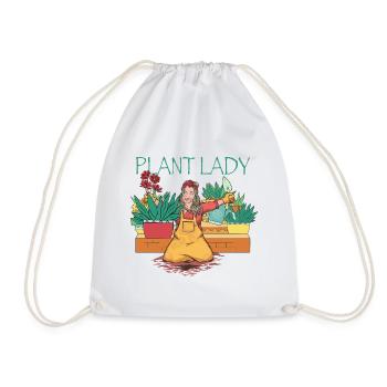 Plant Lady - Turnbeutel - Weiß - Vorne