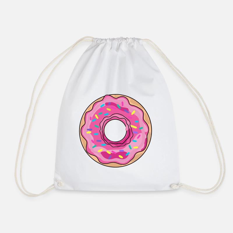 Donut - Turnbeutel - Weiß