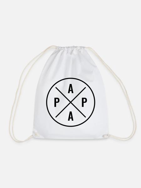 Papa - Turnbeutel - Weiß