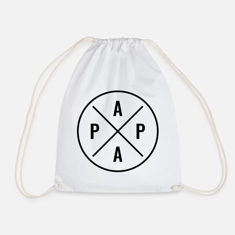 Papa - Turnbeutel - Weiß