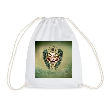 Tigre le roi de la jungle - Sac de sport léger - blanc - Devant
