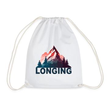 Mountain Longing - Turnbeutel - Weiß - Vorne