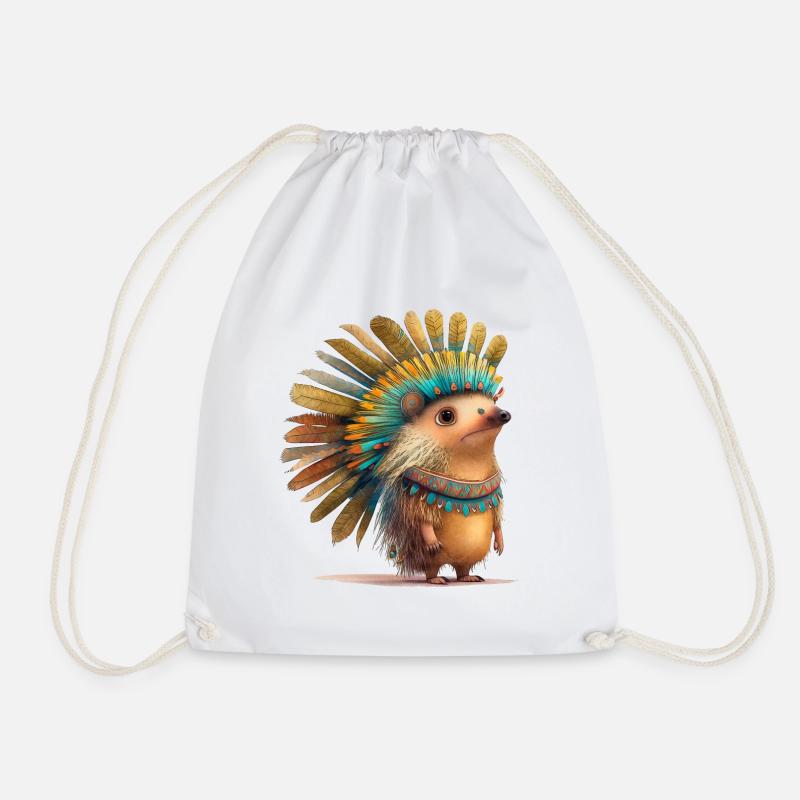 Bogusz le hérisson - Sac de sport léger - blanc