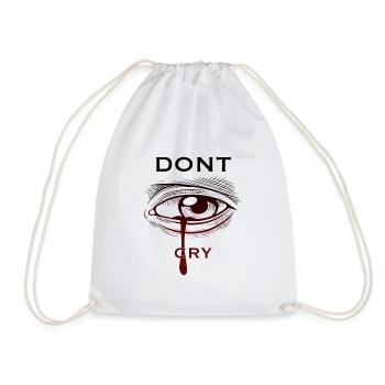 Dont cry - Sac de sport léger - blanc - Devant