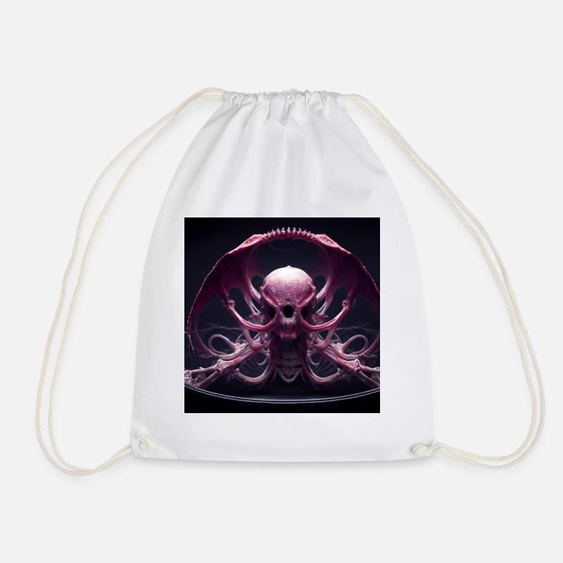 Monster - Drawstring Bag - white