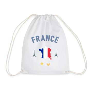 France - Sac de sport léger - blanc - Devant