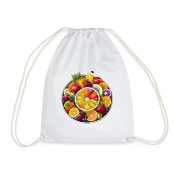 Salade de fruits - Sac de sport léger - blanc - Devant
