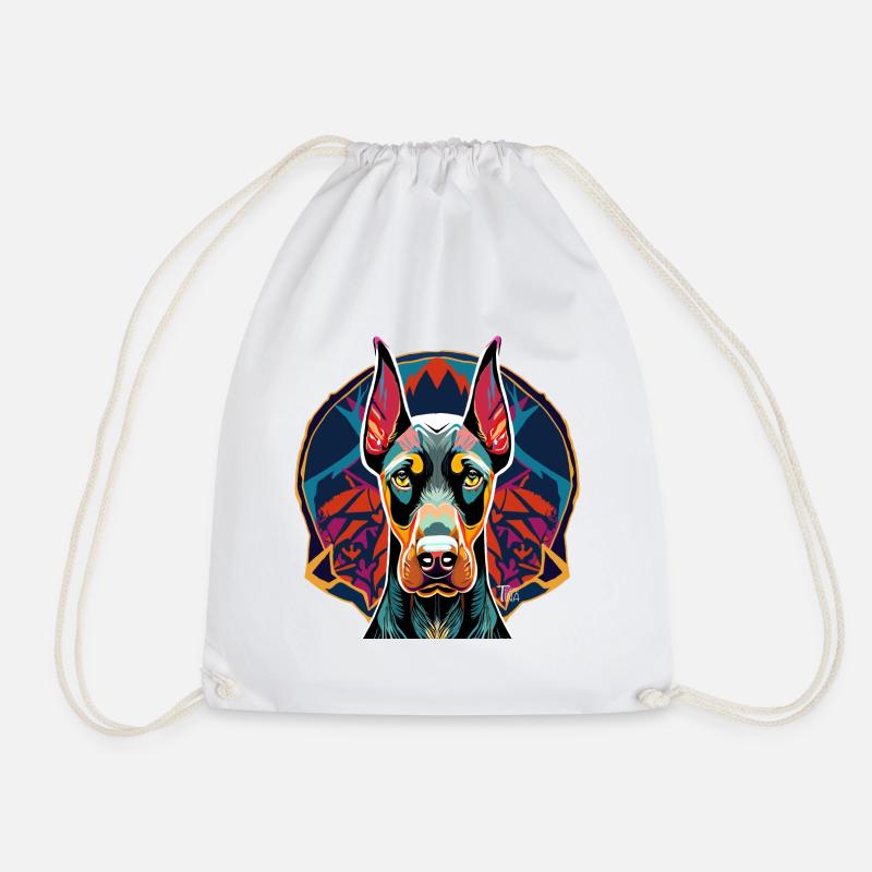 Doberman - Sac de sport léger - blanc