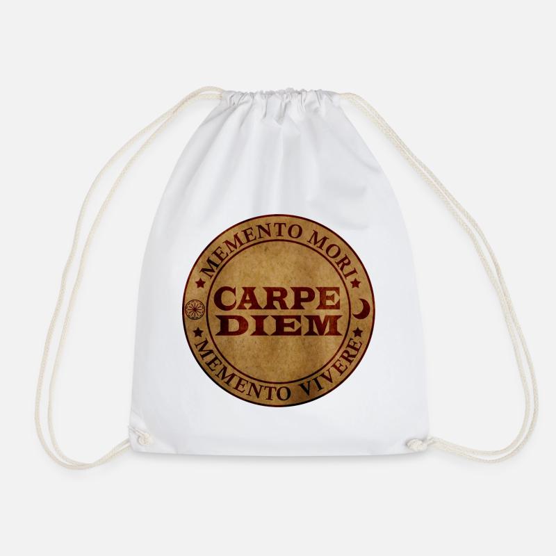 Nutze den Tag - Turnbeutel - Weiß