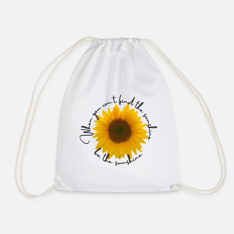 Be the sunshine - Turnbeutel - Weiß