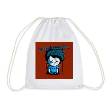 Geek - Screenlessssss 01 - Drawstring Bag - white - Front