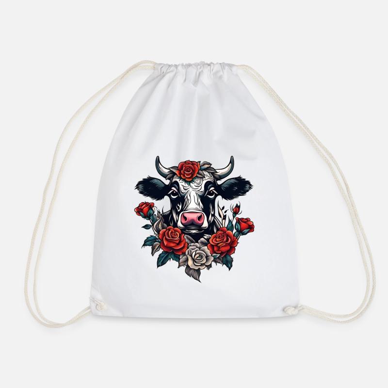 Vache - Sac de sport léger - blanc