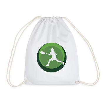 Tennis Joueur de tennis Tennis - Sac de sport léger - blanc - Devant
