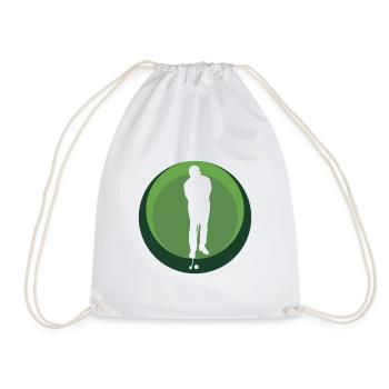 Golf Golf Ball Golfing - Drawstring Bag - white - Front