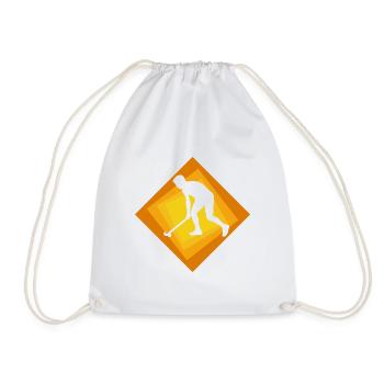 Hockey sur gazon Hockey en salle Hockey sur gazon - Sac de sport léger - blanc - Devant