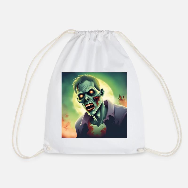 Zombie Halloween Edition 2023! Printflow. - Turnbeutel - Weiß