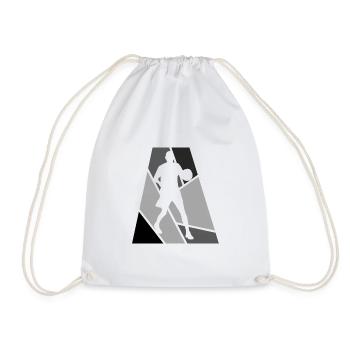 BBall Basketball Player Hoop - Sac de sport léger - blanc - Devant