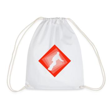 Snowboard Sports d’hiver Sports d’hiver - Sac de sport léger - blanc - Devant