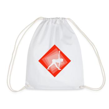Power Meditation Mantra - Drawstring Bag - white - Front
